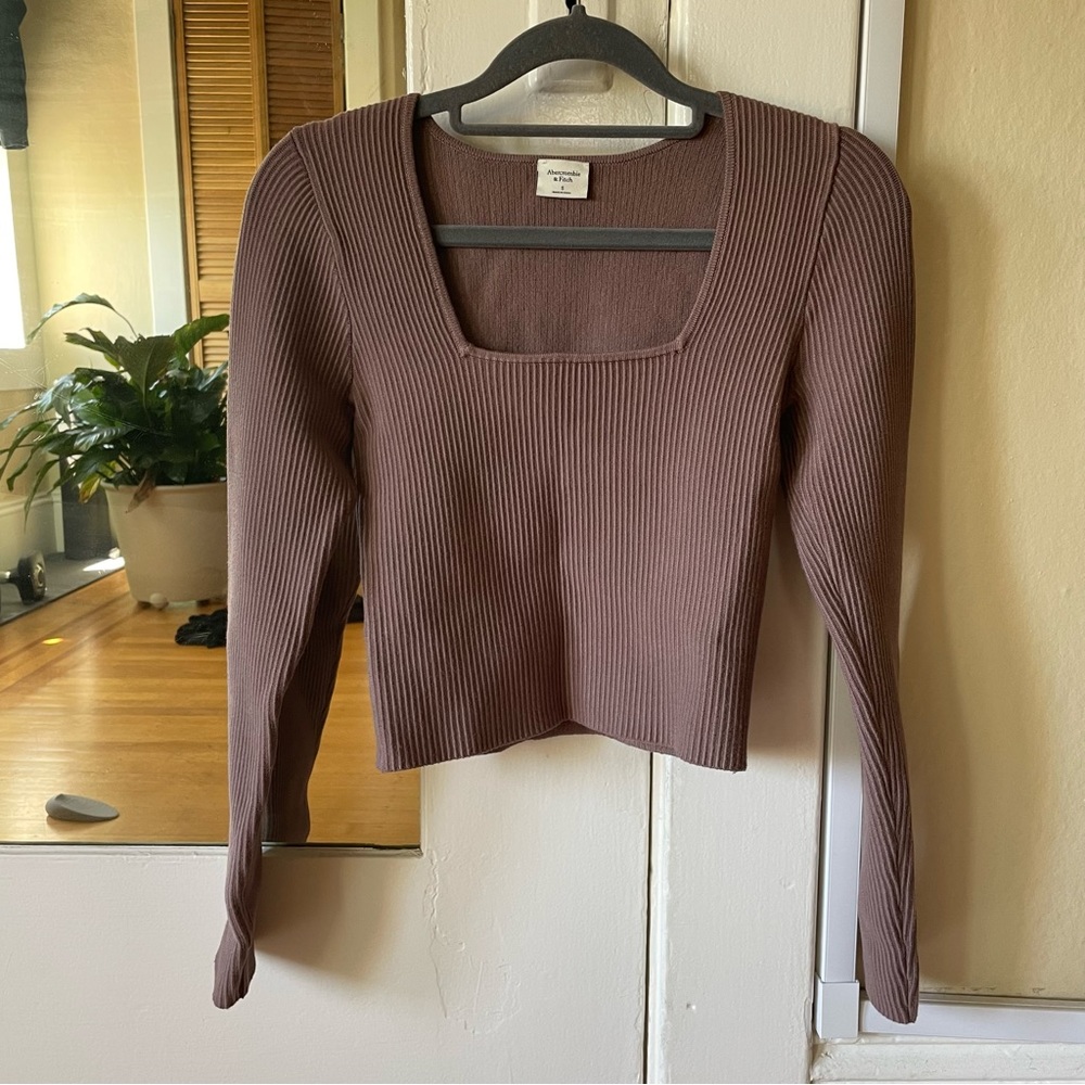 ABERCROMBIE | Ottoman Square Neck Shirt